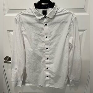 H&M Men's White Button-Up Shirt
